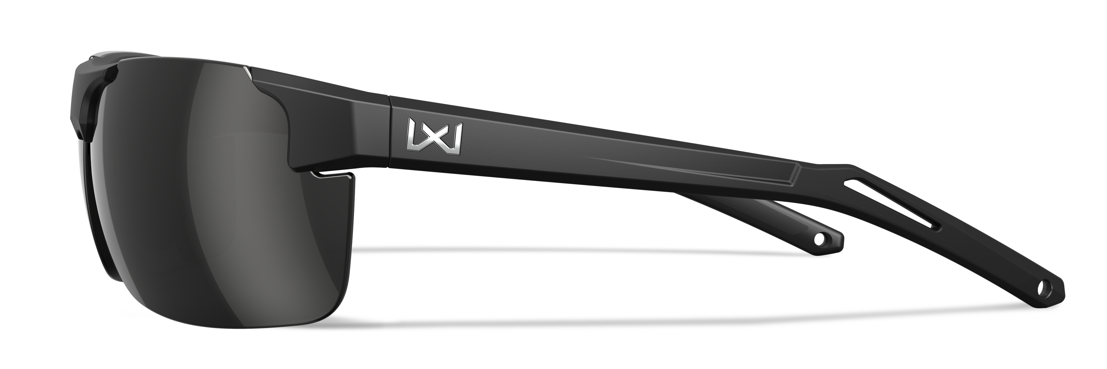 Wiley X WX PRIME — Captivate Polarized - Black Mirror - Grey, Matte Black by Wiley X - Tactical Sunglasses