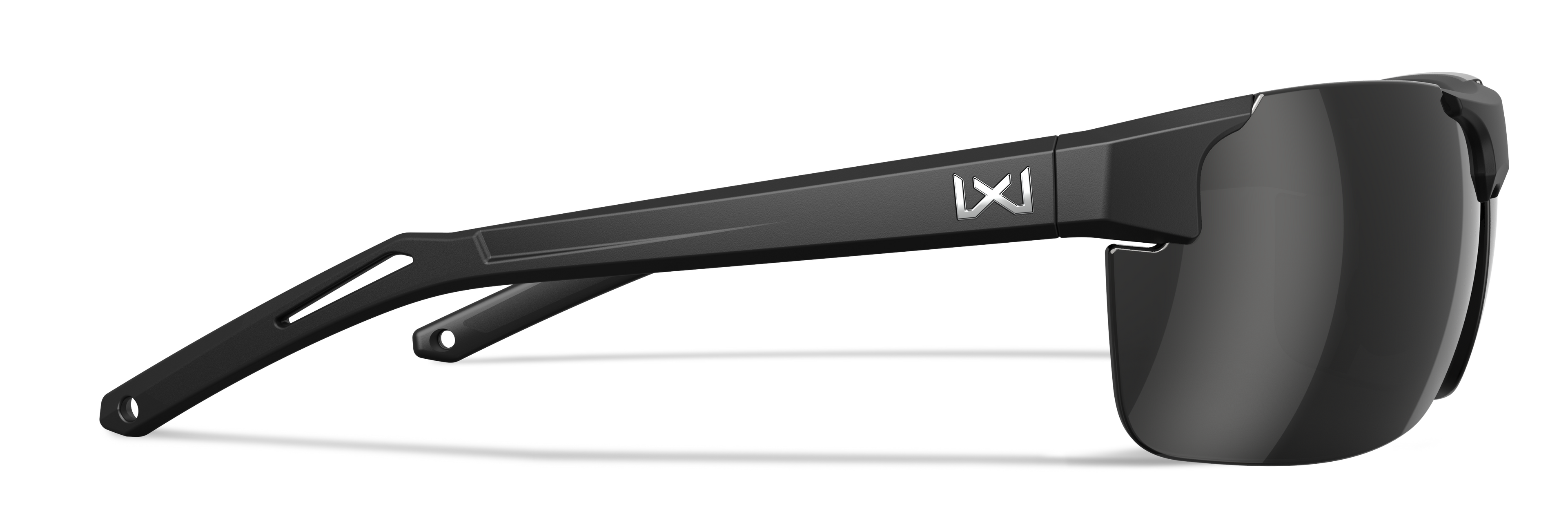 Wiley X WX PRIME — Captivate Polarized - Black Mirror - Grey, Matte Black by Wiley X - Tactical Sunglasses