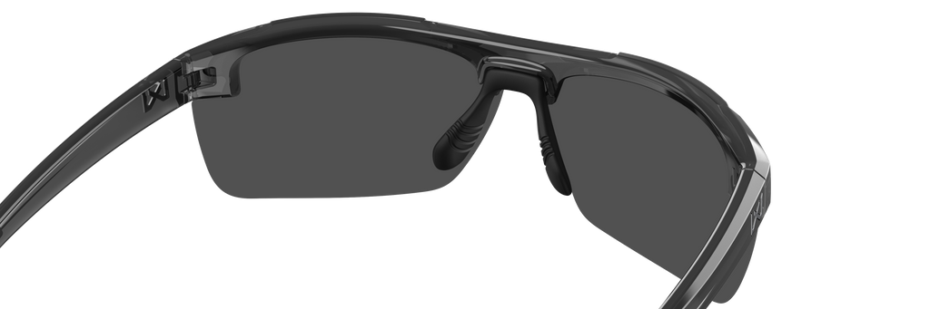 Wiley X WX PRIME — Captivate Polarized - Blue Mirror -  Grey, Gloss Crystal Grey by Wiley X - Tactical Sunglasses
