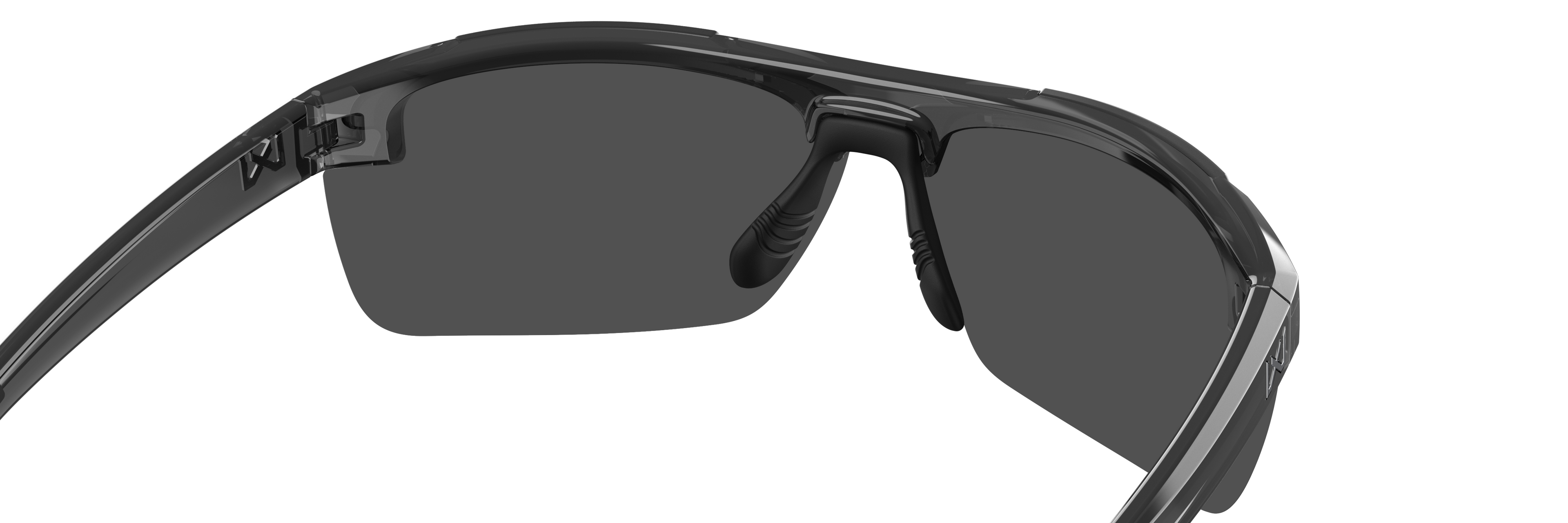 Wiley X WX PRIME — Captivate Polarized - Blue Mirror -  Grey, Gloss Crystal Grey by Wiley X - Tactical Sunglasses