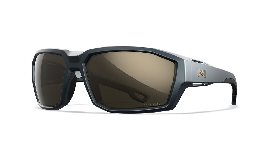 Wiley X WX ALPINE — Captivate - Tungsten Mirror - Grey, Matte Graphite Grey