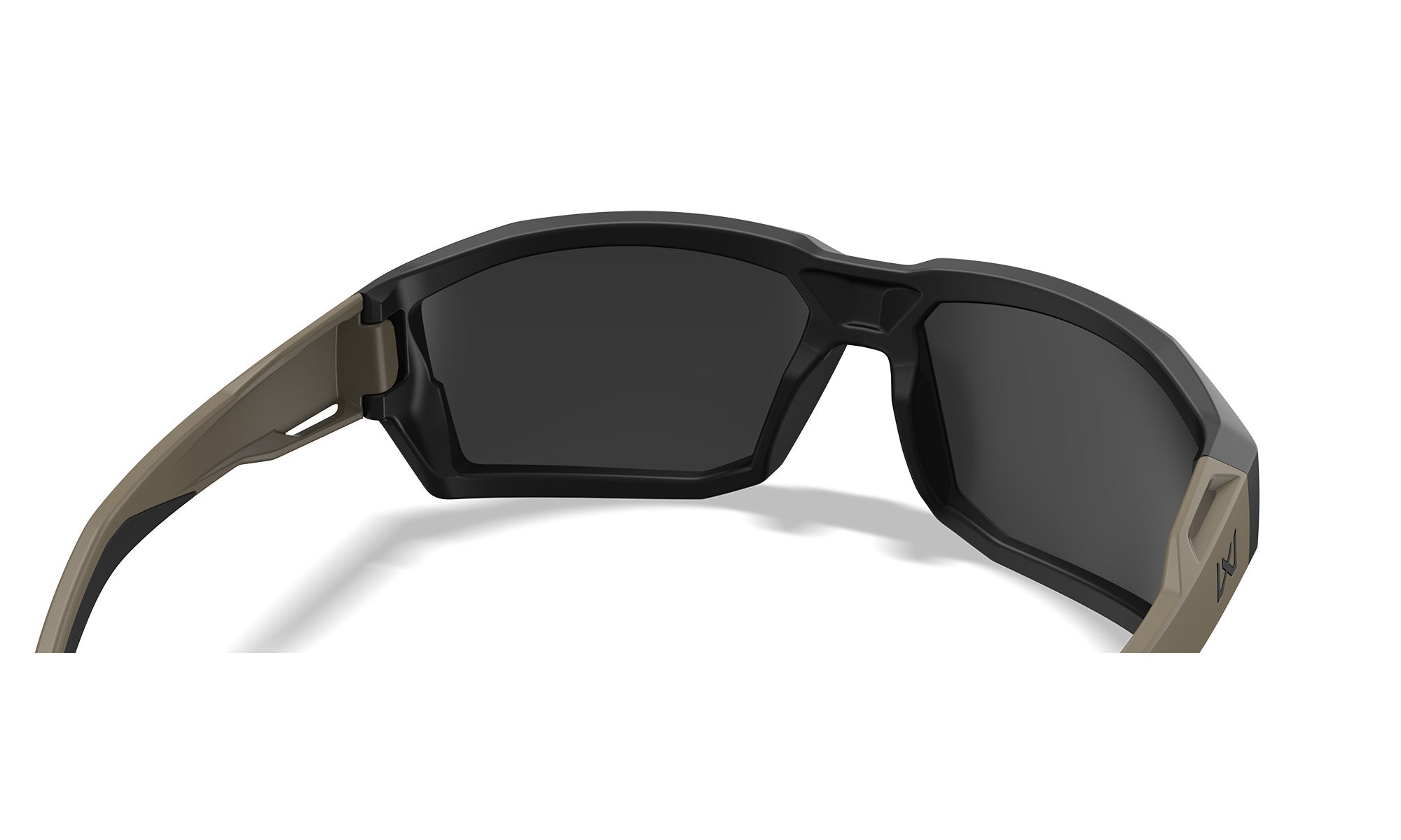 Wiley X WX ALPINE — Captivate Polarized - Tungsten Mirror - Grau, Matt Schwarz/Hellbraun