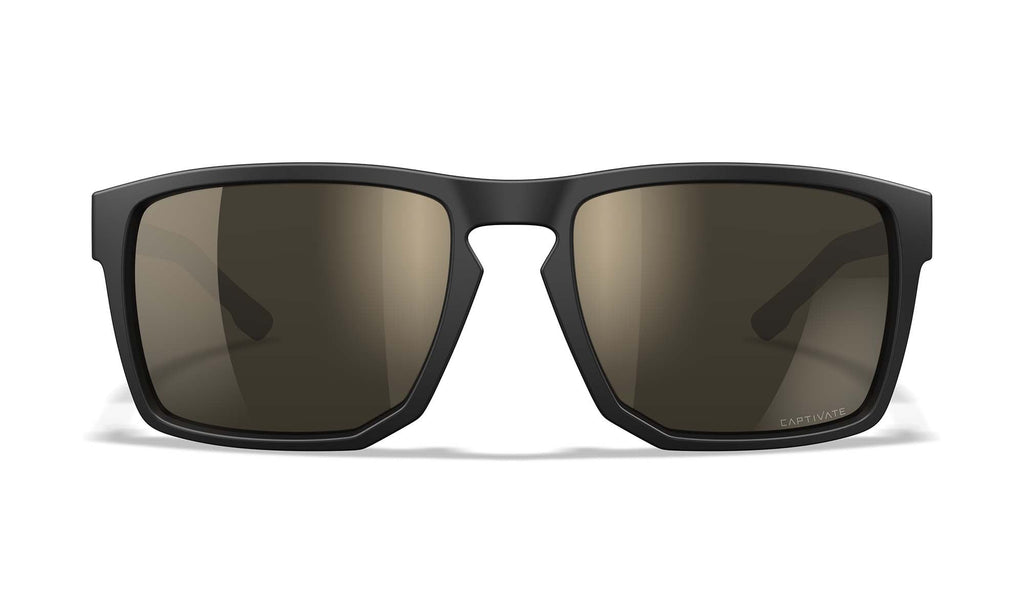 Wiley X WX APEX — Captivate Polarized - Tungsten Mirror - Grey, Matte Black