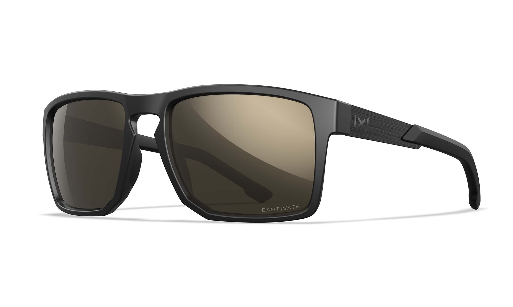 Wiley X WX APEX — Captivate Polarized - Tungsten Mirror - Grey, Matte Black