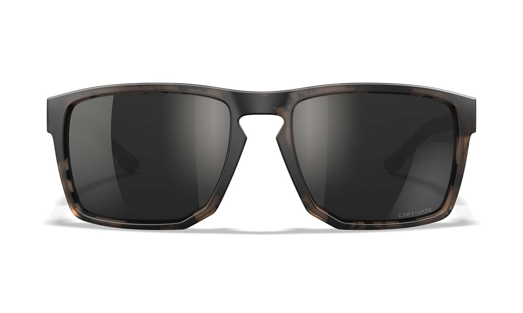 Wiley X WX APEX — Captivate Polarized - Black Mirror - Grey, Matte Tortoise Brown