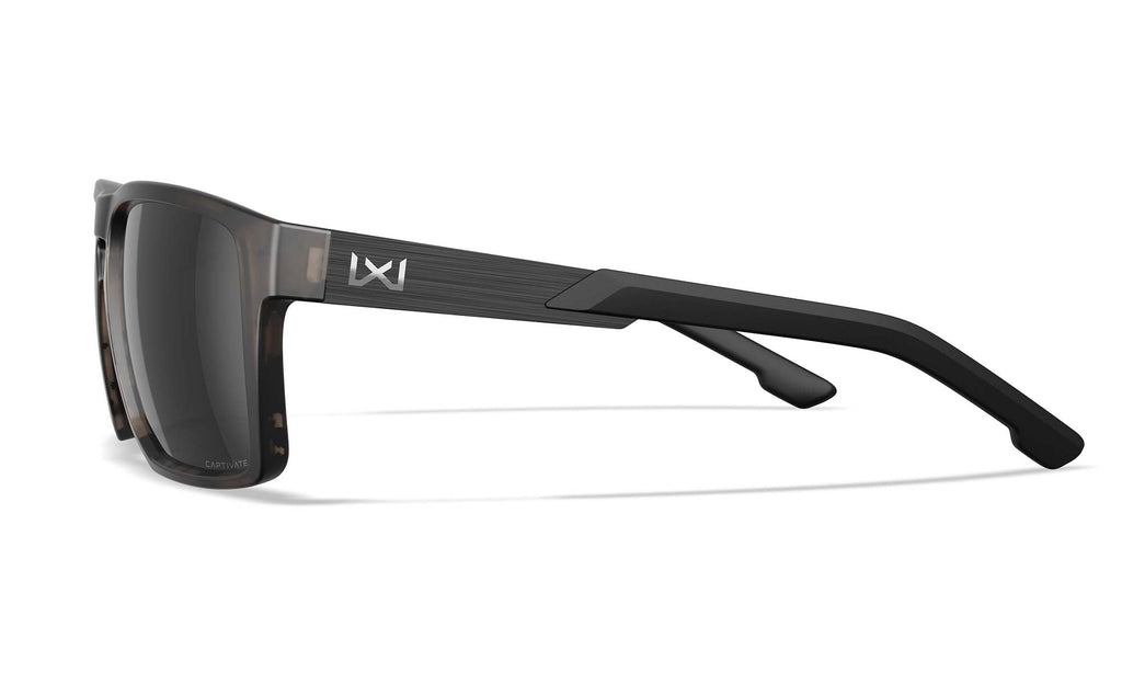 Wiley X WX APEX — Captivate Polarized - Black Mirror - Grey, Matte Tortoise Brown