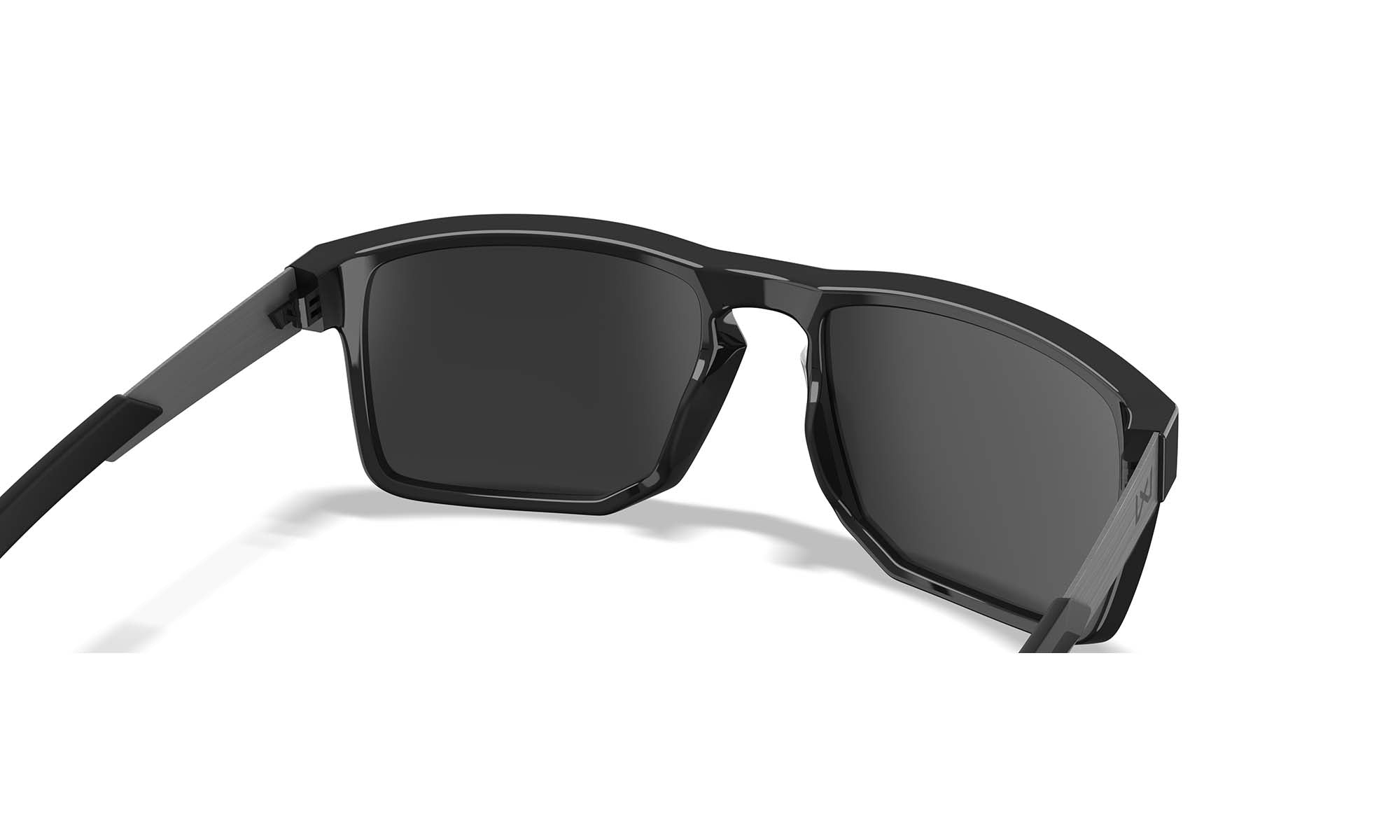 Wiley X WX APEX — Captivate Polarized - Blue Mirror -  Grey, Gloss Black