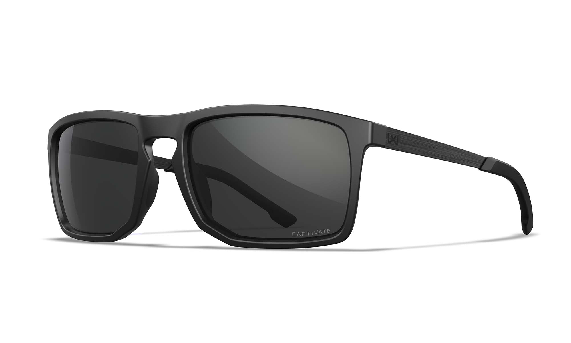 Wiley X WX AXE — Captivate Polarized -  Grey, Matte Black