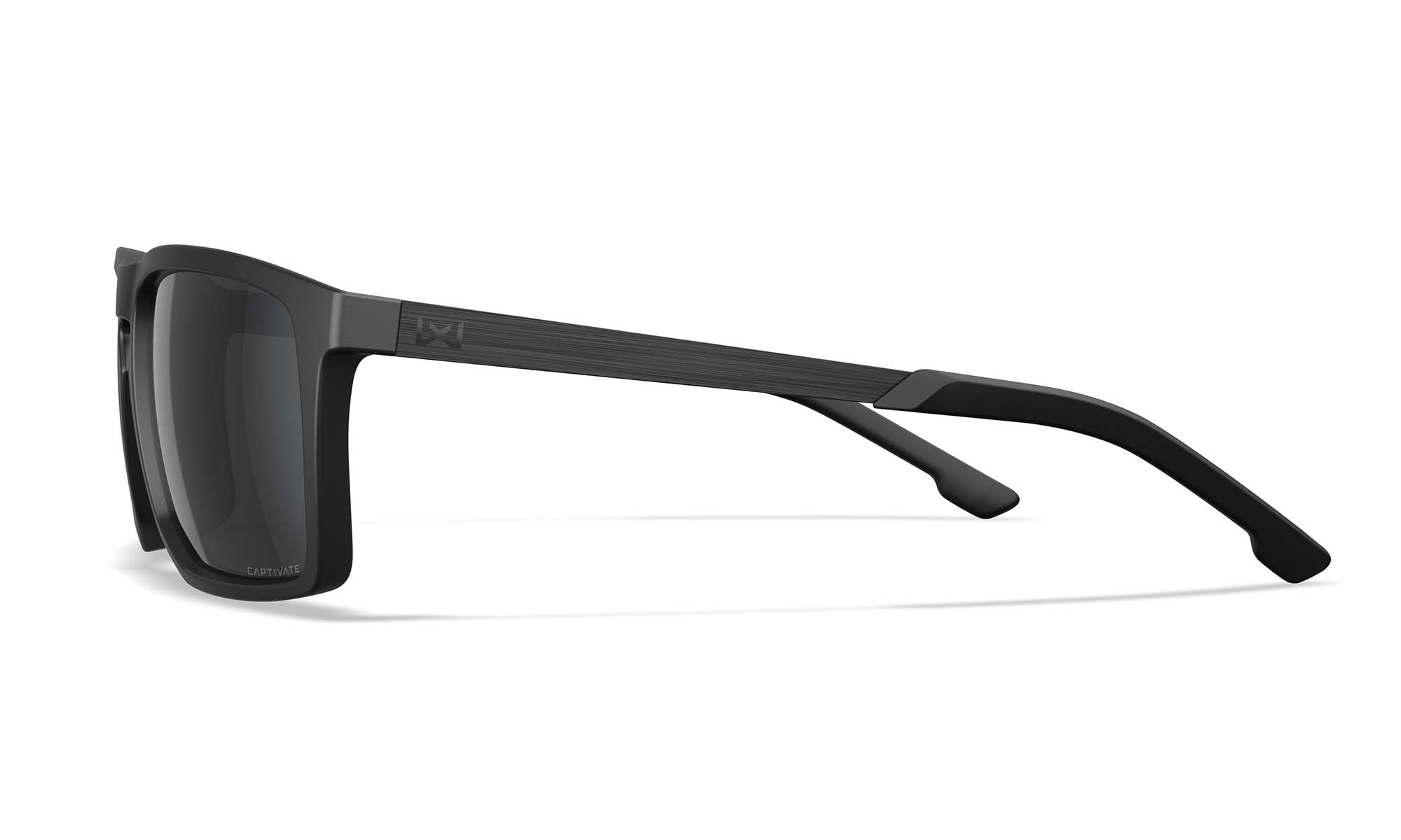 Wiley X WX AXE — Captivate Polarized -  Grey, Matte Black