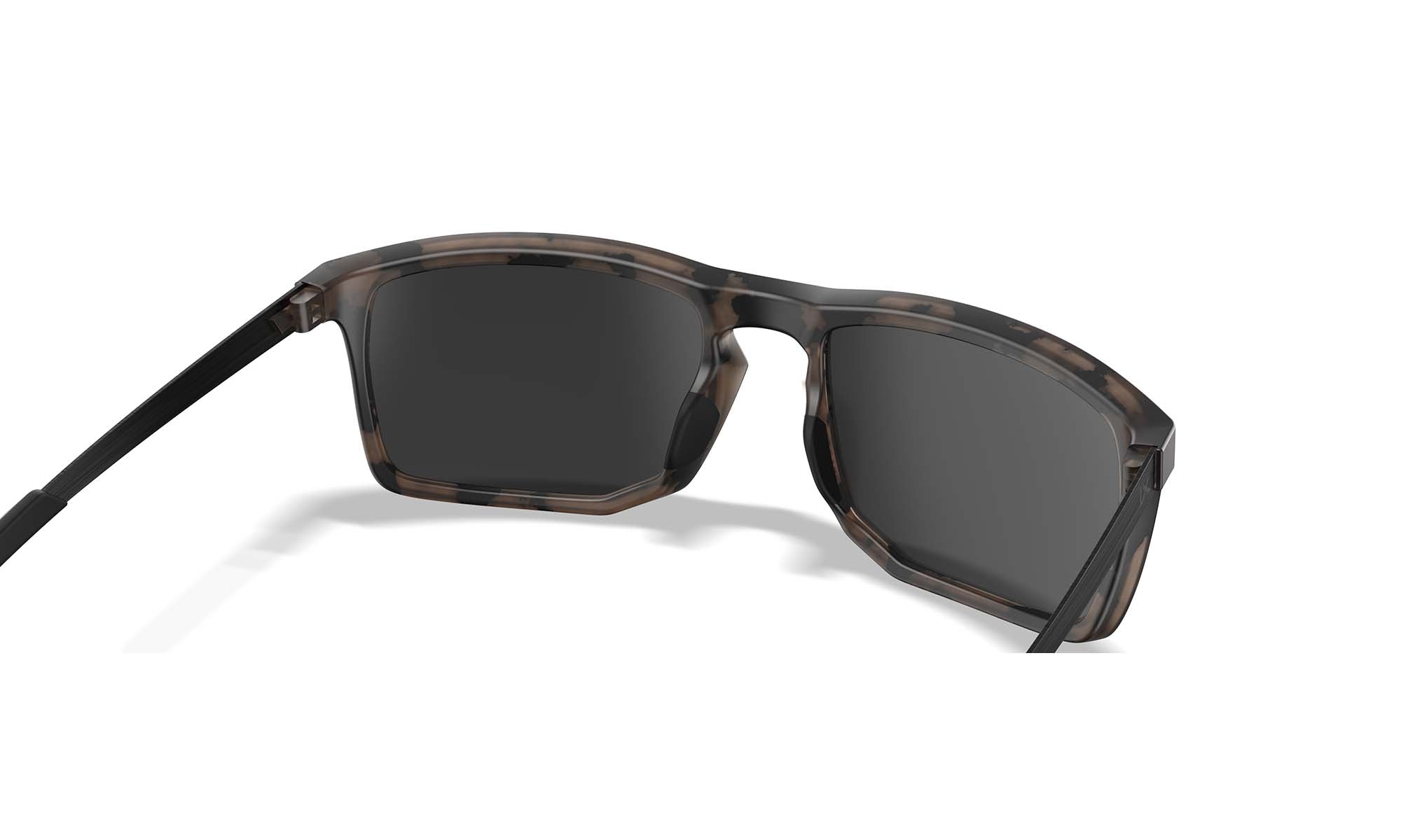 Wiley X WX AXE — Captivate Polarized - Black Mirror - Grey, Matte Tortoise Brown