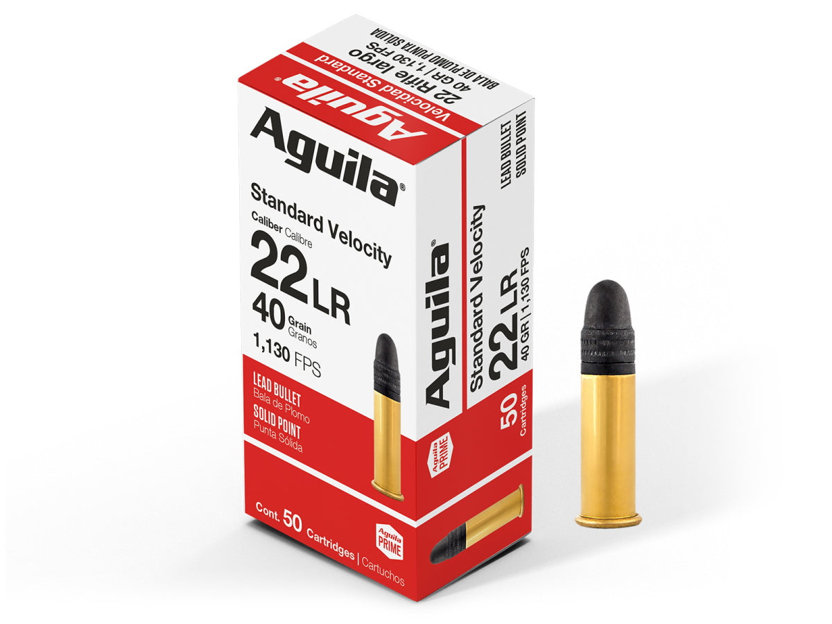 Aguila .22LR Standard Velocity 40gr/2,59g Lead Bullet, 50 ks (1B220332)
