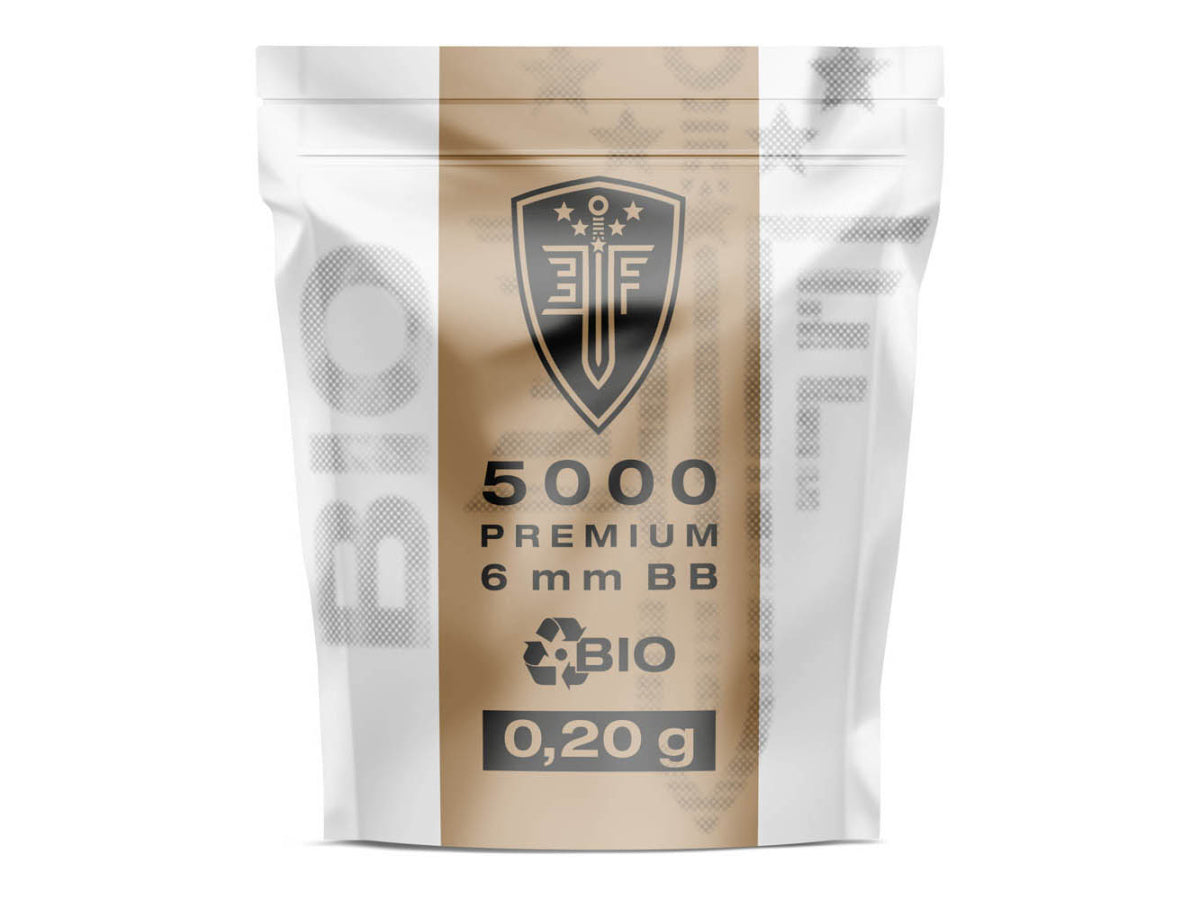Airsoft. guličky Elite Force Premium Bio 0,20g, 5000ks, kal. 6mm