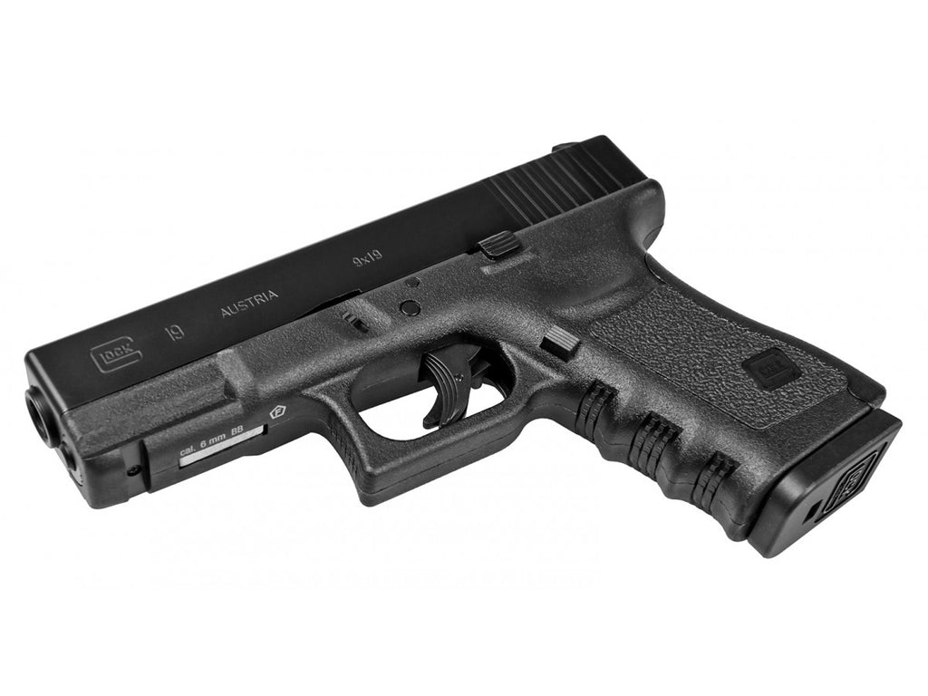 Airsoft. pištoľ GLOCK 19, kal. 6mm, CO2