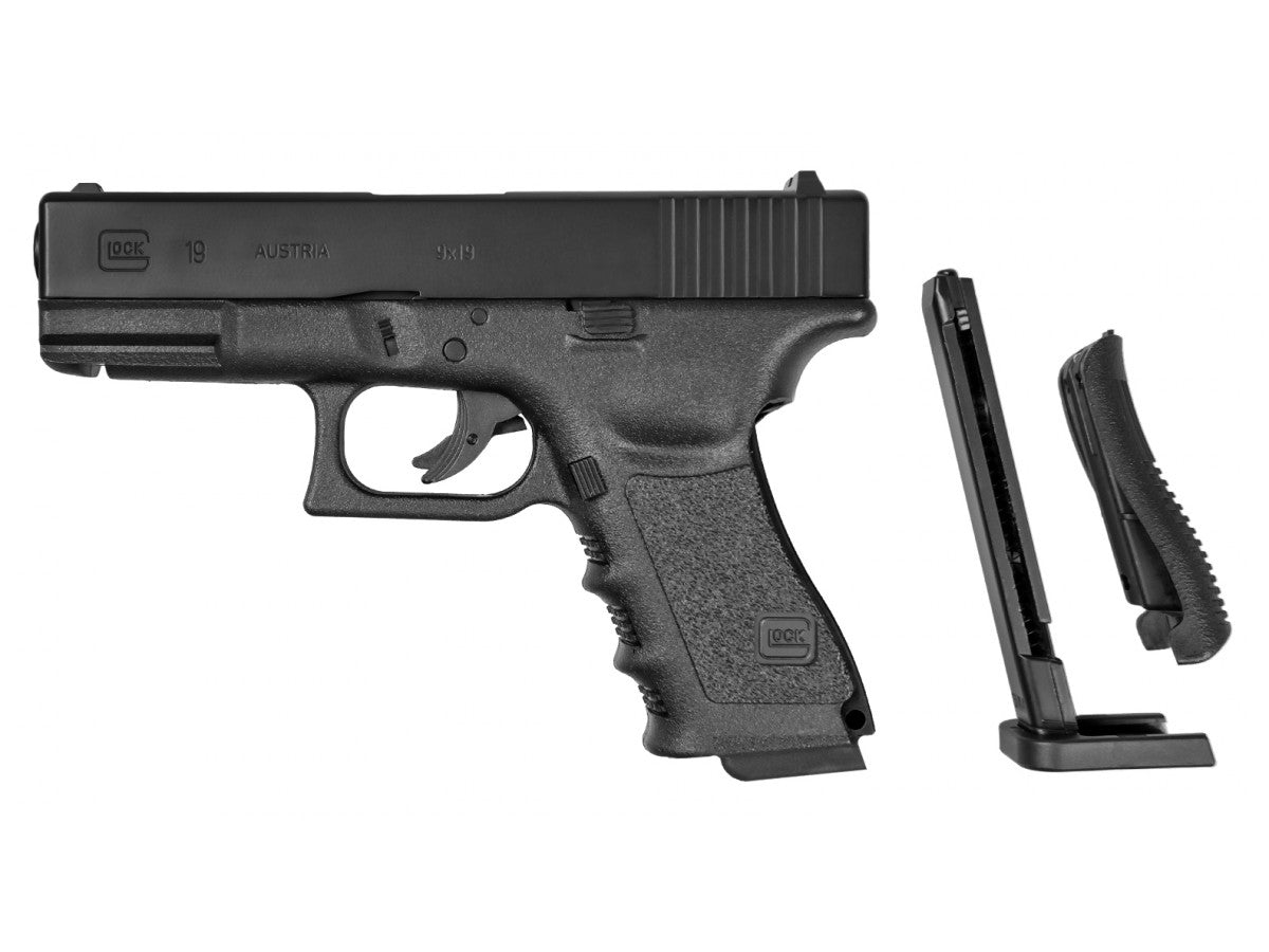 Airsoft. pištoľ GLOCK 19, kal. 6mm, CO2