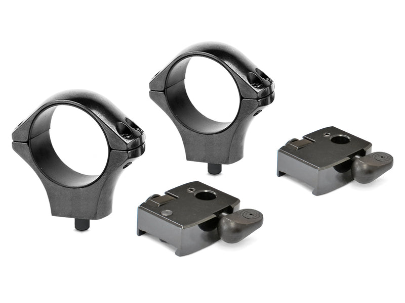 Akciový set Základne Optilock QR Tikka T3/T3x + Krúžky Optilock QR 30mm High čierne