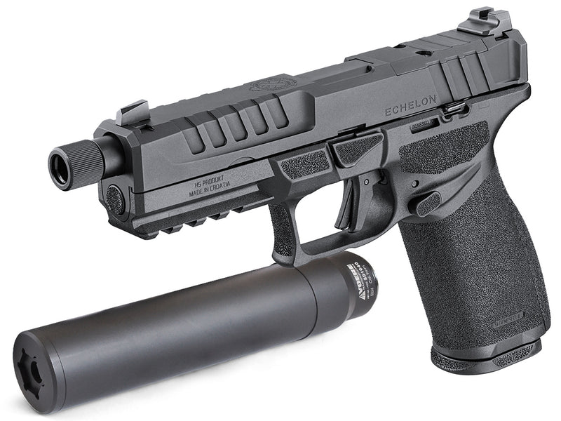 Pistol ECHELON 4.5F Threaded, 3-Dot Tritium, 9x19 + Suppressor Voere
