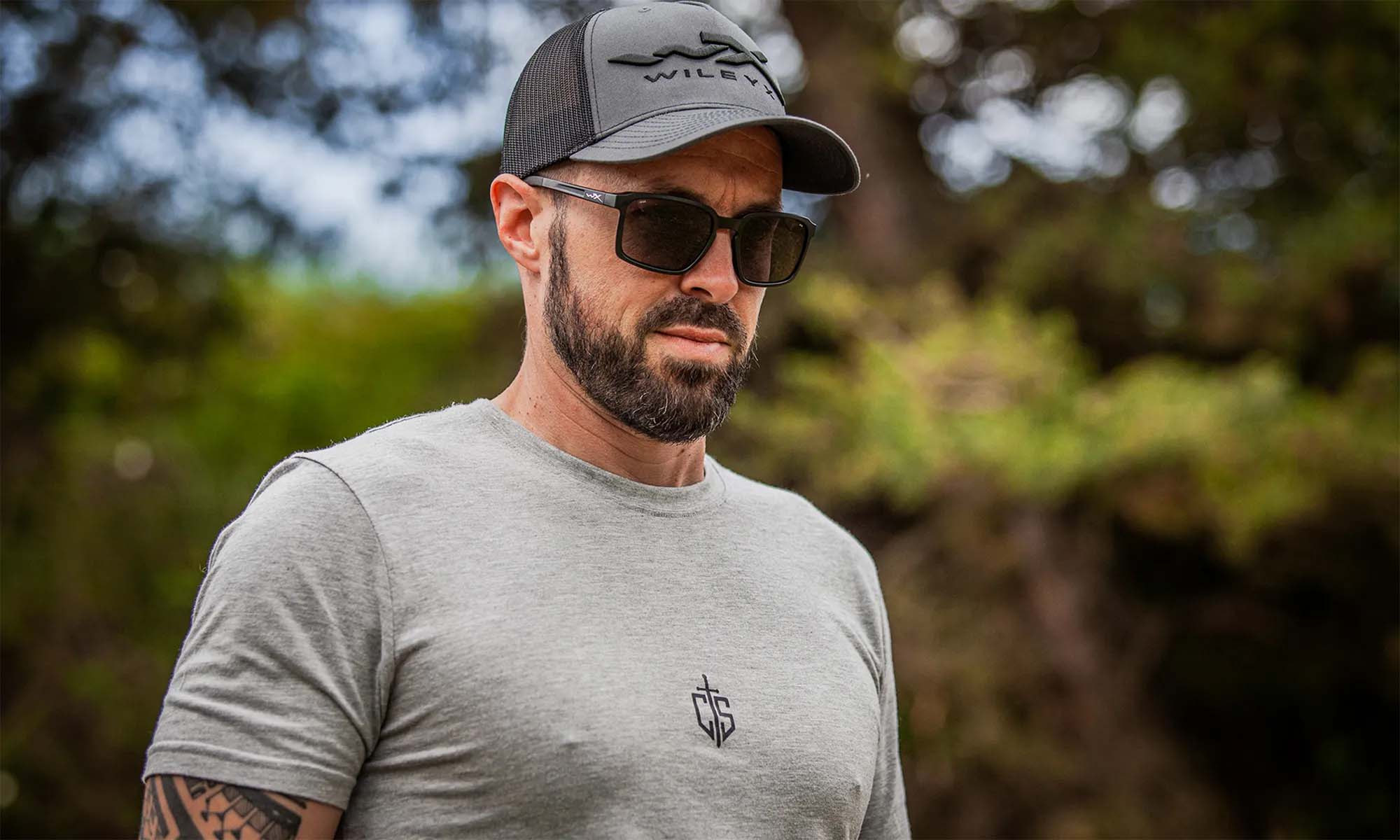 Wiley X WX ALFA — Grey, Matte Black