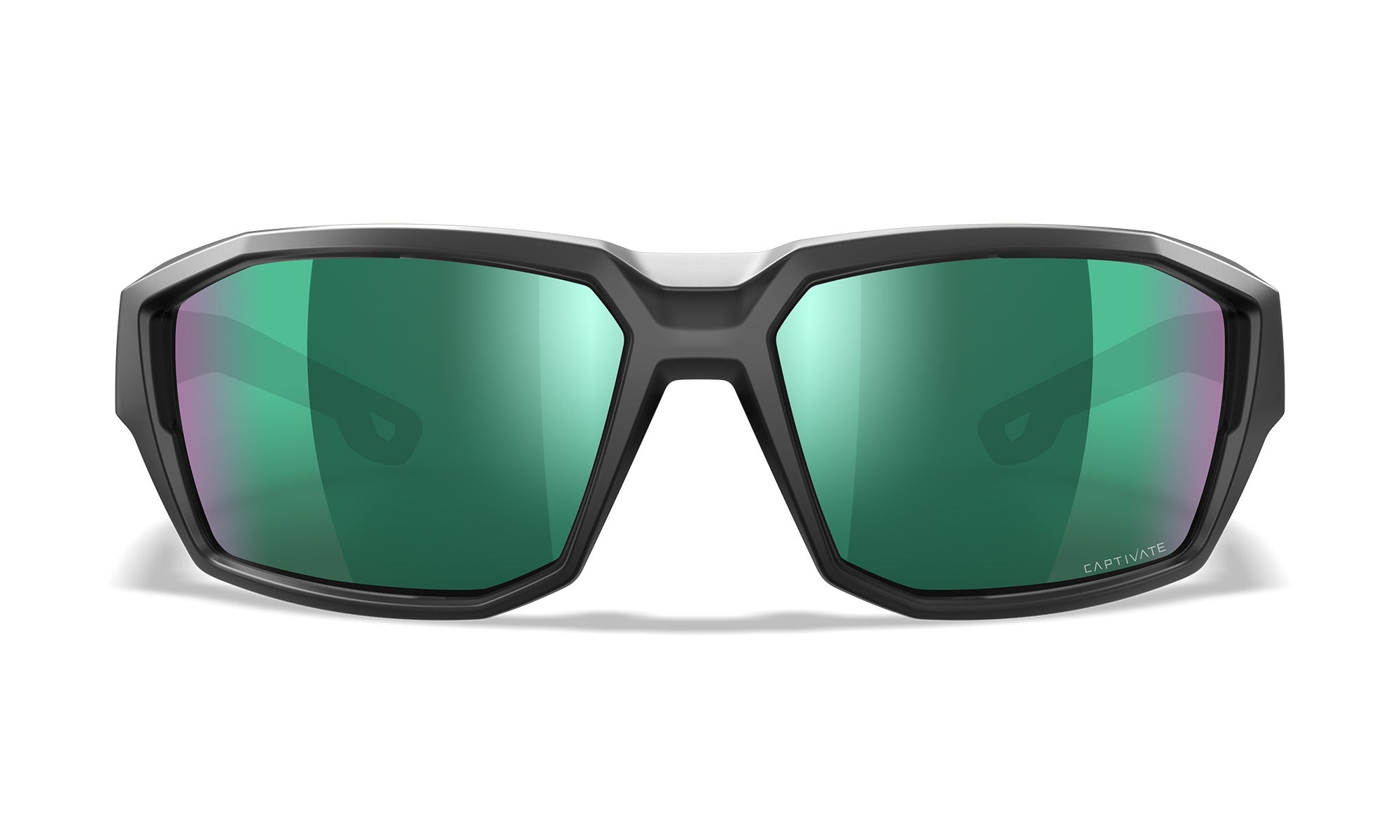 Wiley X WX ALPINE — Captivate Polarized - Green Mirror - Amber, Translucent Black
