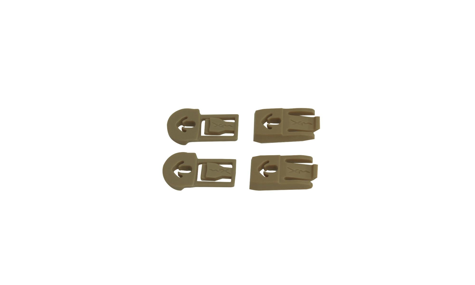 Wiley X SPEAR — RAS - ARC Rail Clip & Bar - Tan, Rail Attachment System