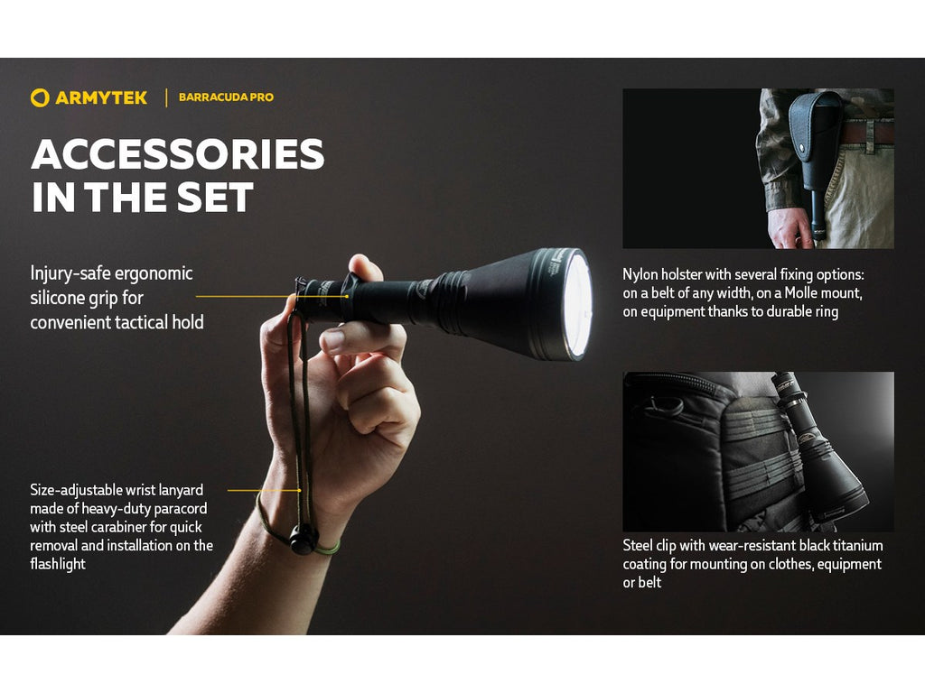 Armytek Barracuda Pro 1500lm (White)