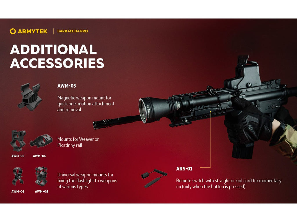 Armytek Barracuda Pro 1500lm (White)