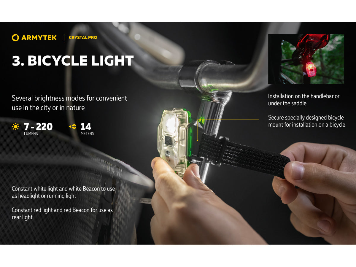 Armytek Crystal PRO Grey 220lm