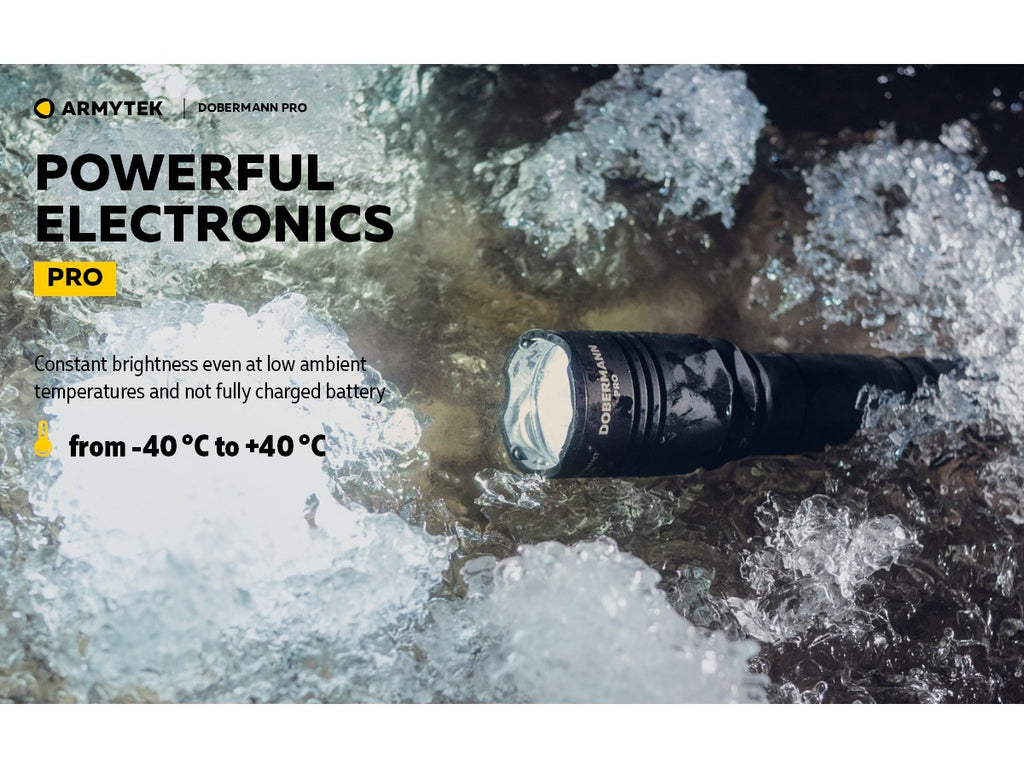 Armytek Dobermann Pro Magnet USB 1500lm (White)