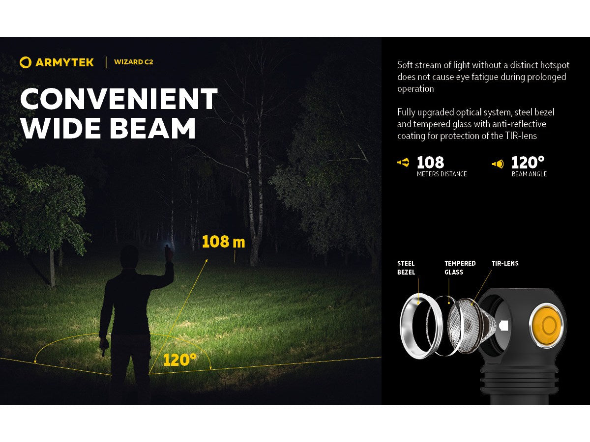 Armytek Wizard C2 Magnet USB 1200lm (White)