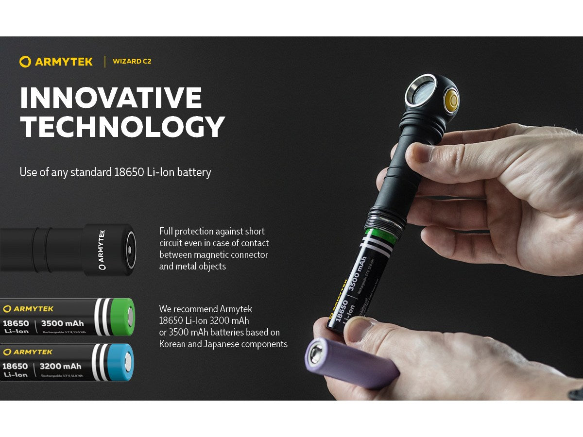 Armytek Wizard C2 Magnet USB 1200lm (White)