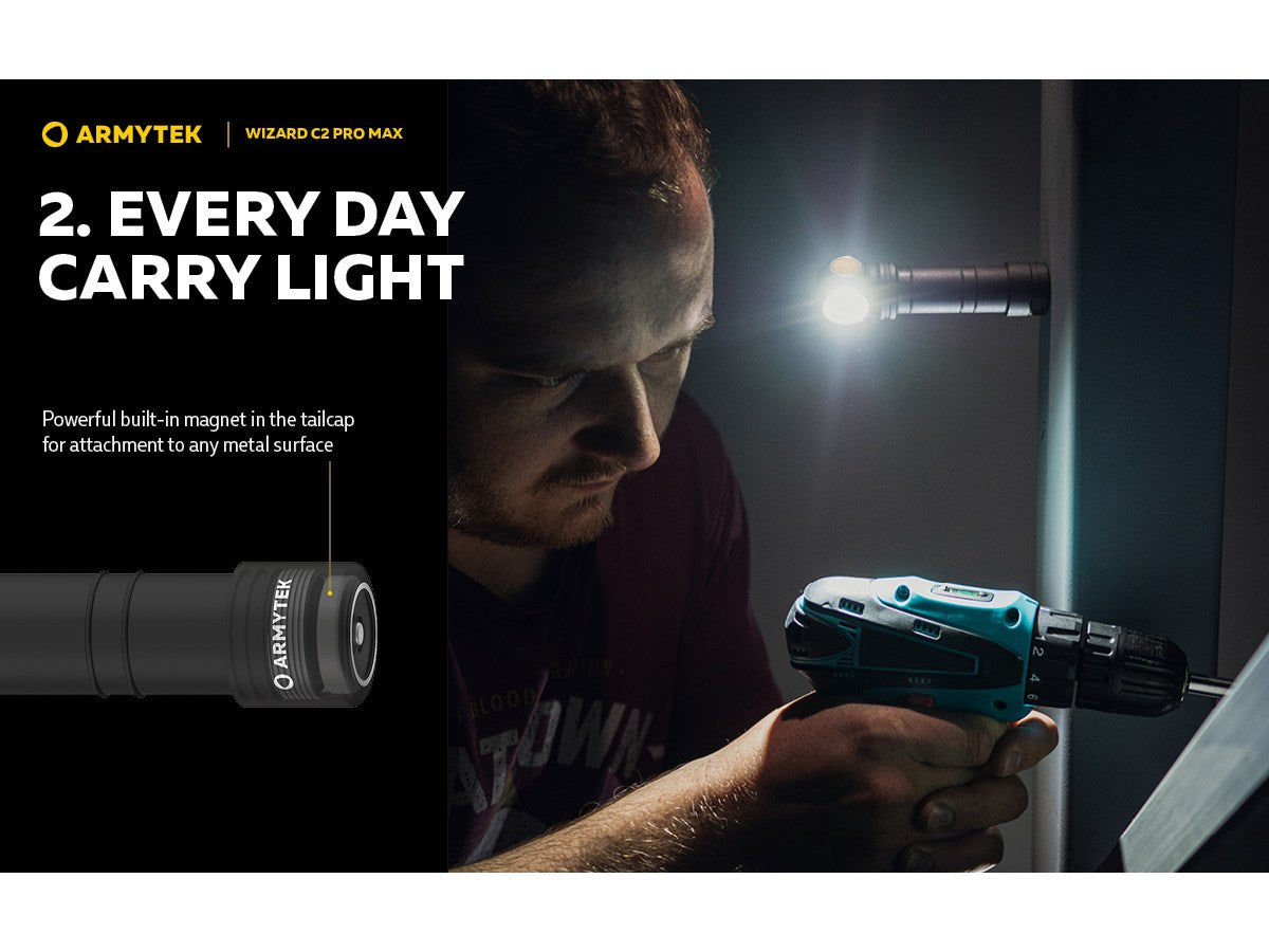 Armytek Wizard C2 Pro Max Magnet USB 3720lm (Warm)