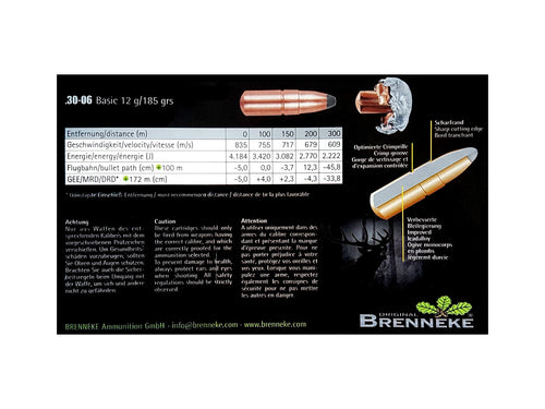 Brenneke .30-06Spr. Basic 12,0g