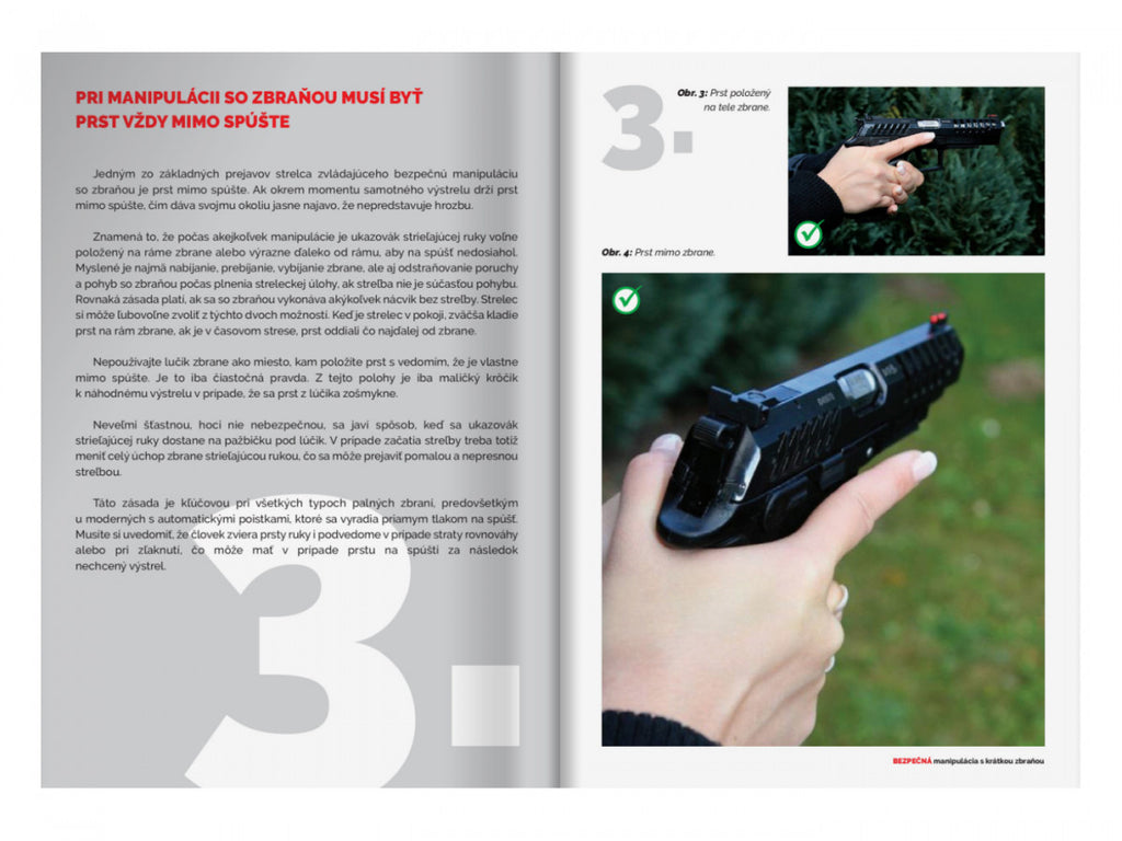 Brožúra Bezpečná manipulácia s krátkou zbraňou