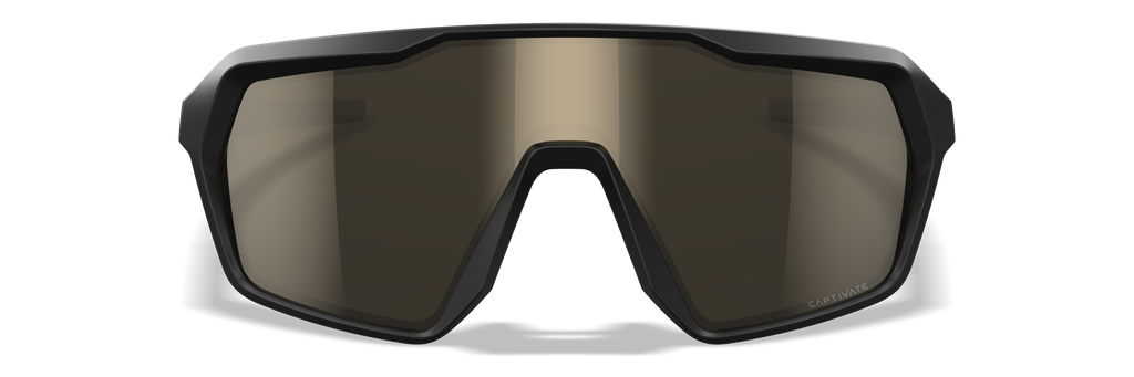 Wiley X WX CITADEL — Captivate - Tungsten Mirror - Grey, Matte Black/Tan