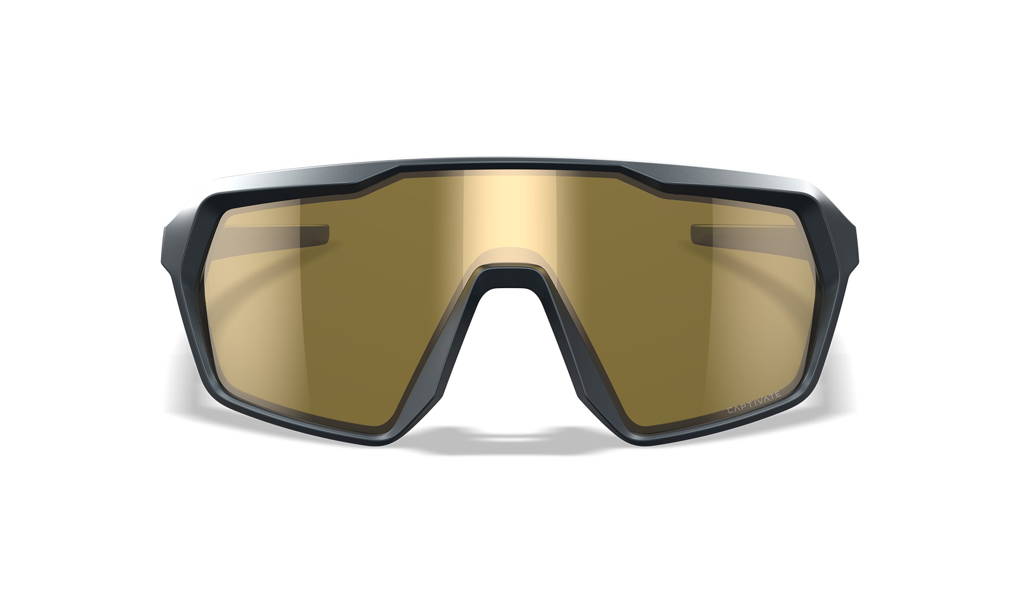 Wiley X WX CITADEL — Captivate - Gold Mirror - Amber, Matte Graphite Grey