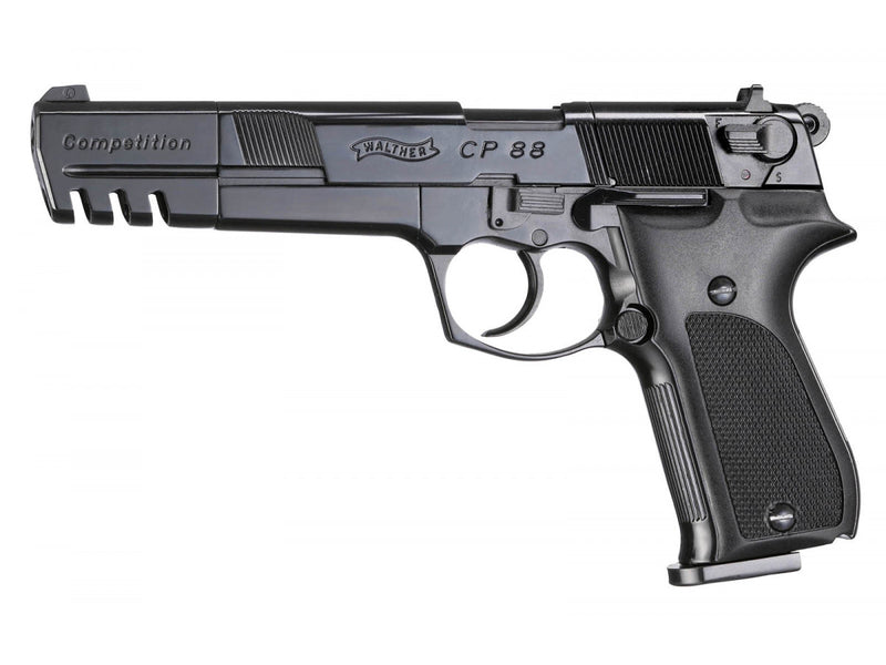 Pištoľ CO2 Walther CP88 Competition čierna, kal. 4,5mm pellets