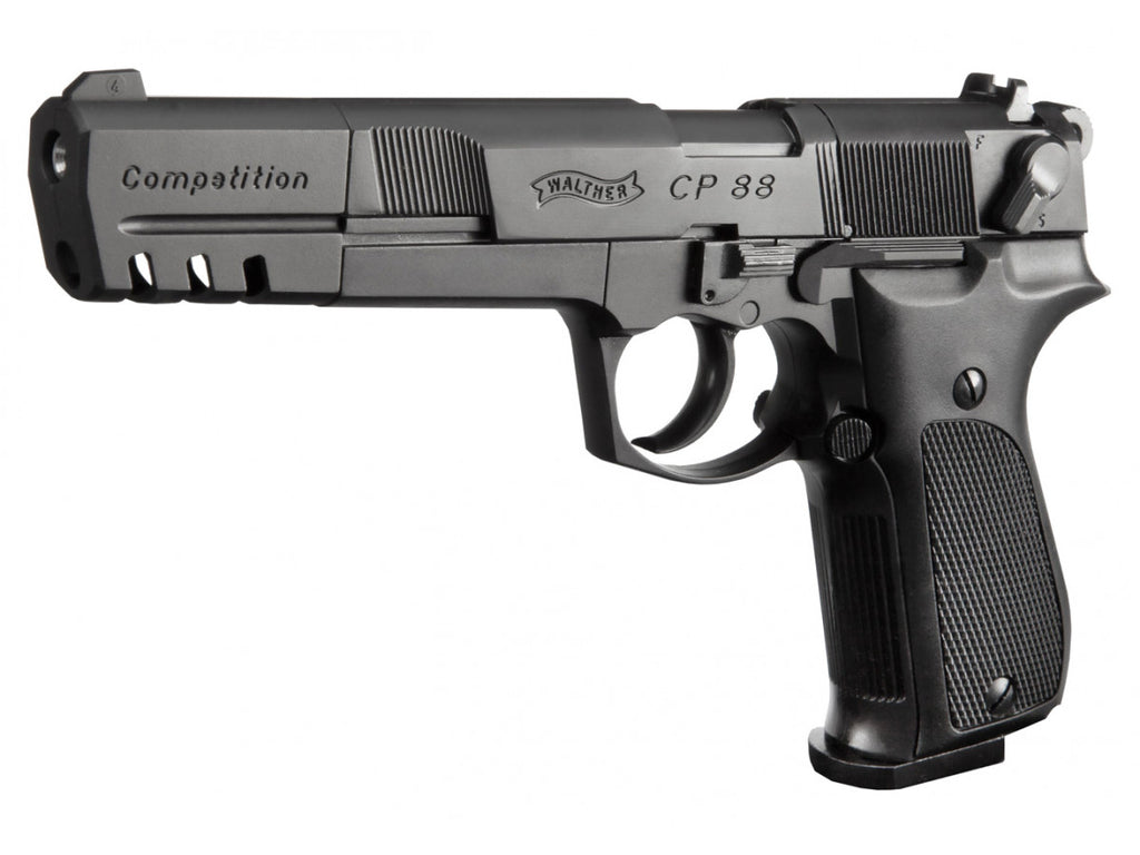 Pištoľ CO2 Walther CP88 Competition čierna, kal. 4,5mm diabolo