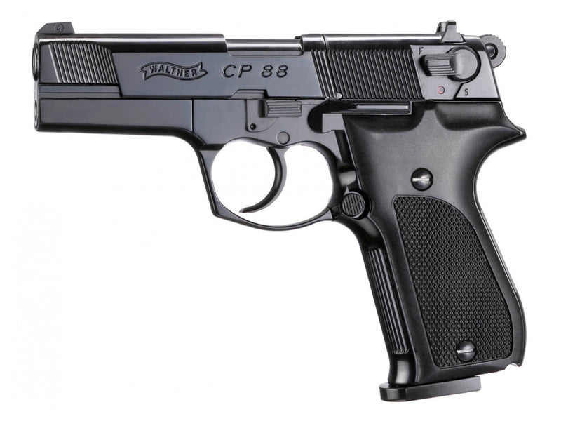 Pištoľ CO2 Walther CP88 čierna, kal. 4,5mm pellets