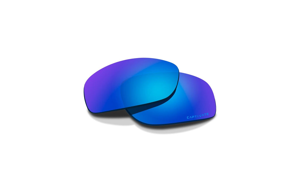 Wiley X WX HELIX — Captivate Polarized - Blue Mirror -  Grey, Matte Black
