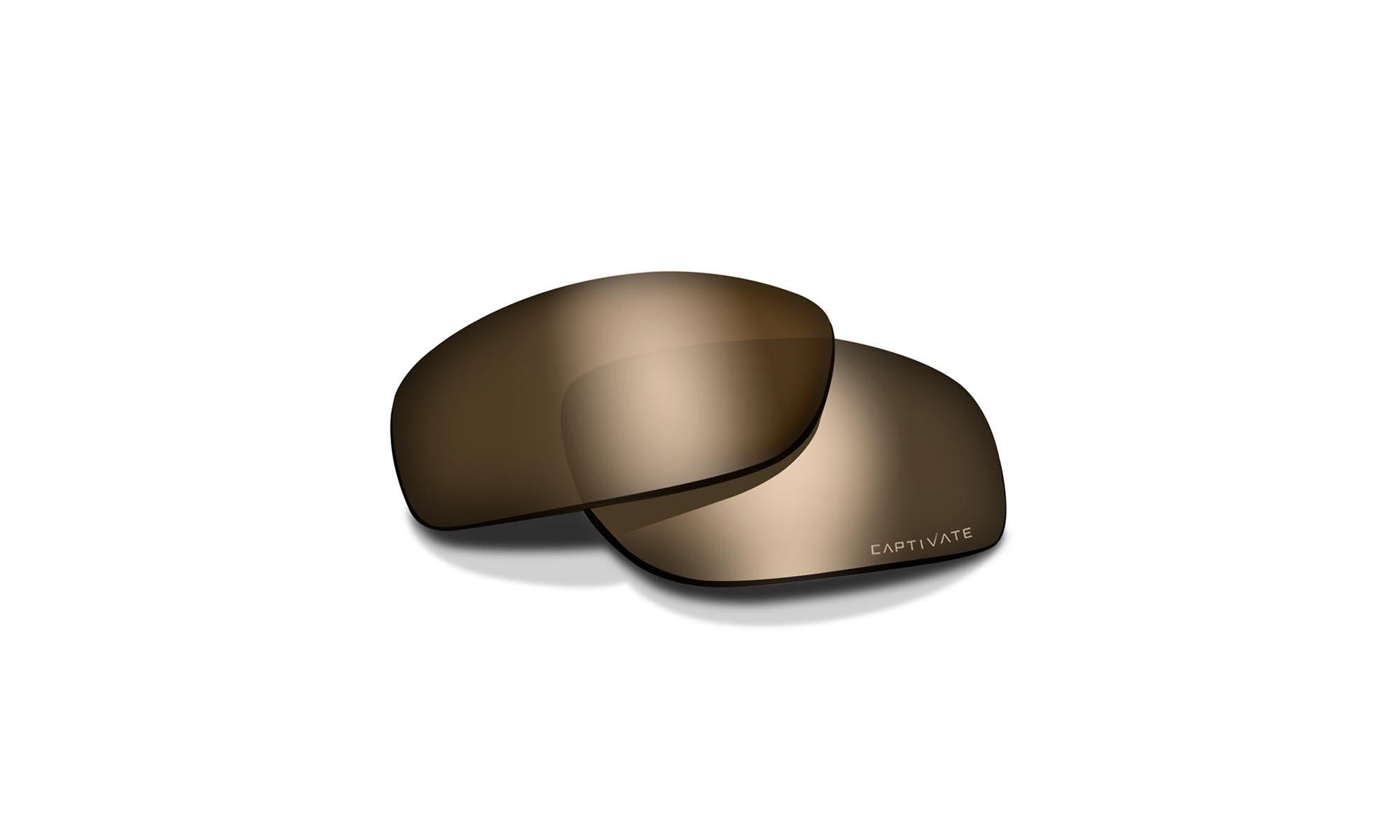 Wiley X WX JAKL — Captivate - Tungsten Mirror - Grey Lens Set
