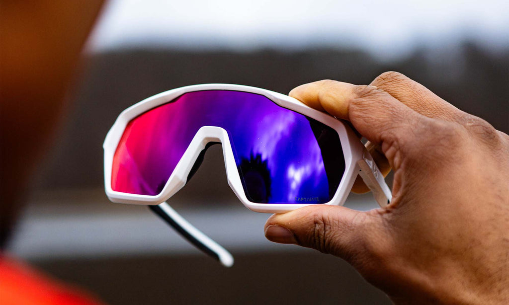 Wiley X WX CITADEL — Captivate - Red Mirror - Grey, Polished White