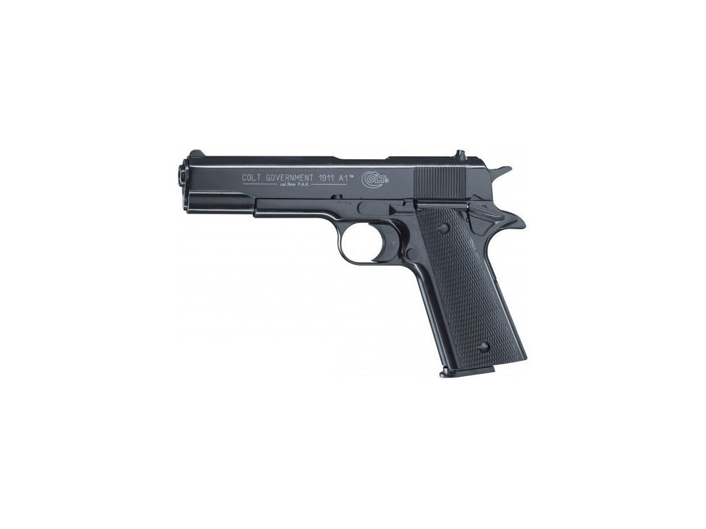 Pištoľ exp. Colt Government 1911 A1 čierna, kal. 9mm P.A.K.