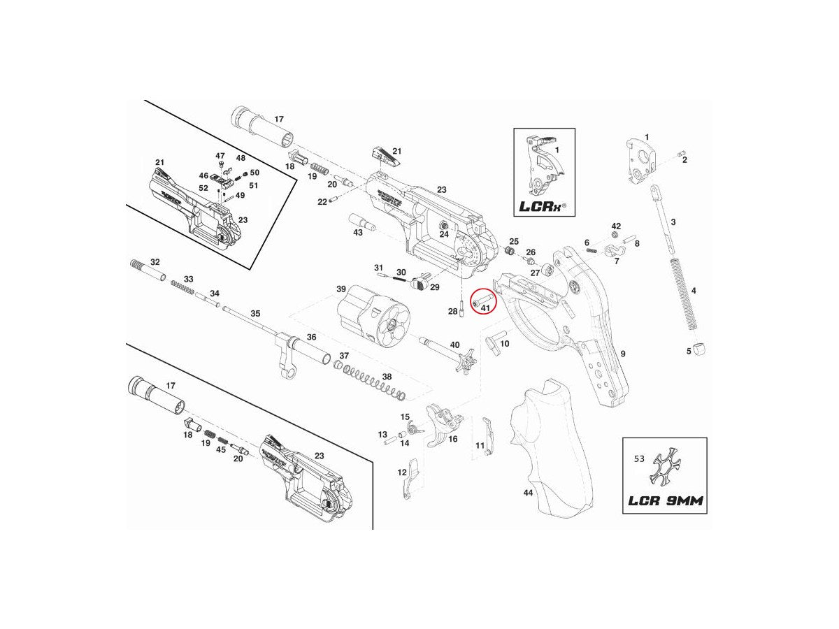 Fire Control Housing Screw pre Ruger LCR