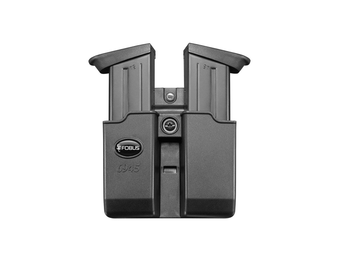 6945 QL, puzdro pre 2 dvojradové zásobníky kal. 45ACP/10mmAuto, QuickLock