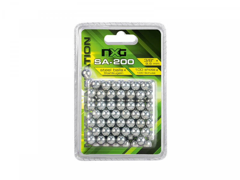 Guličky NXG SA-200 oceľové 9,5 mm, 100 ks