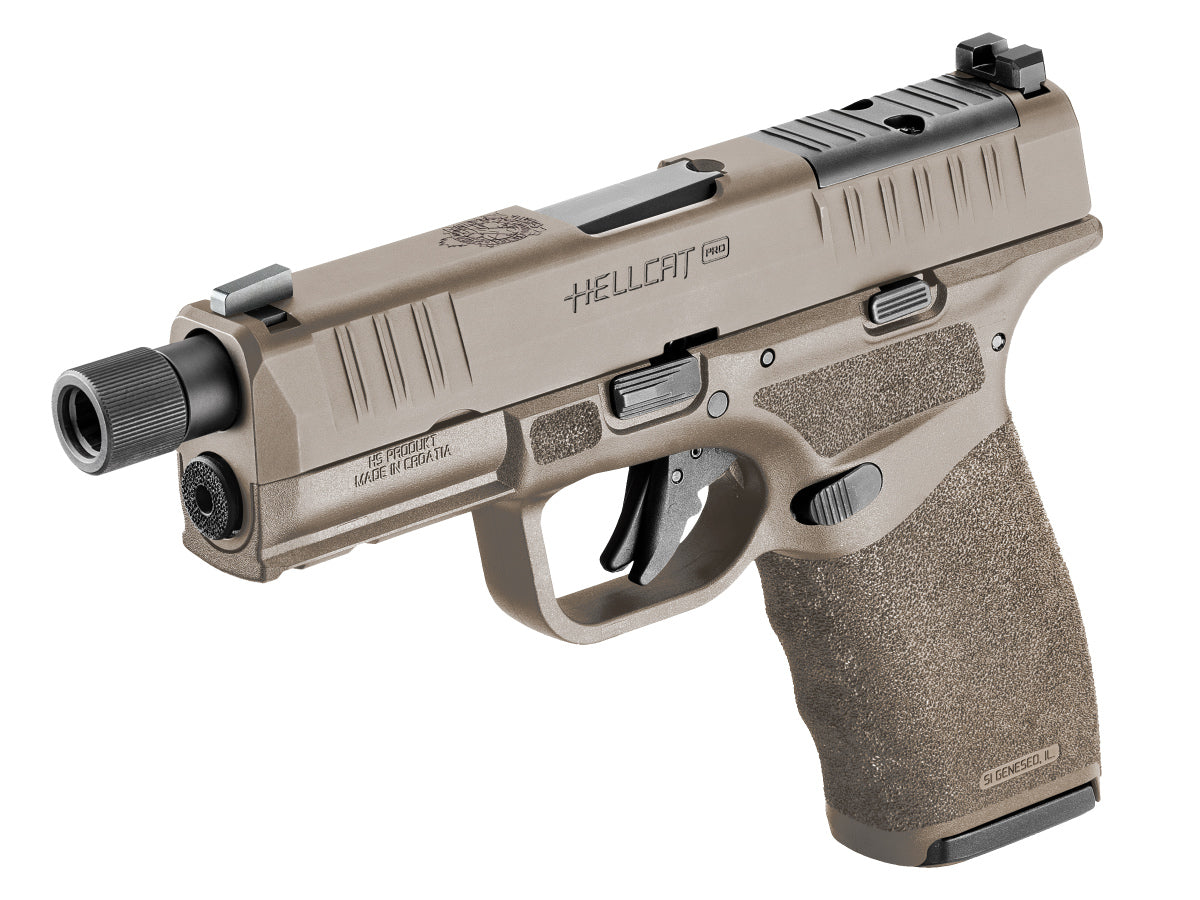 Pištoľ HELLCAT PRO OSP Threaded Desert AFDE, 9x19