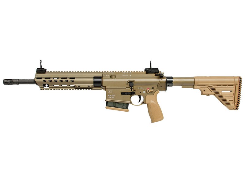 HK MR308 A3 13", Kal. .308 Winchester, Slim-Line HKey Handschutz GRÜN-BRAUN