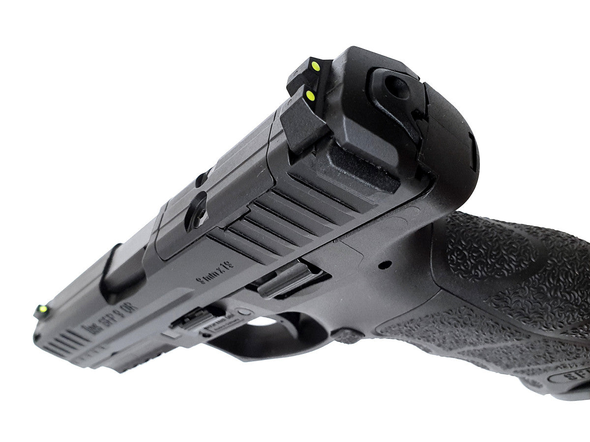 Pištoľ HK SFP9-OR PB, kal. 9x19, s 5 montážnymi platničkami