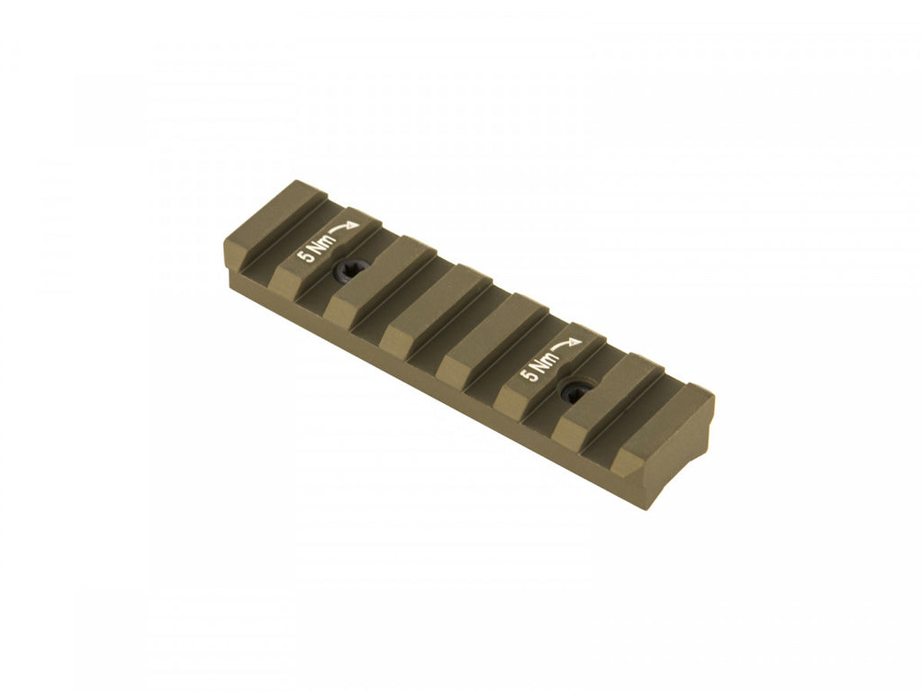 HKey lišta Picatinny pre MR223/MR308, 74 mm, GREEN-BROWN
