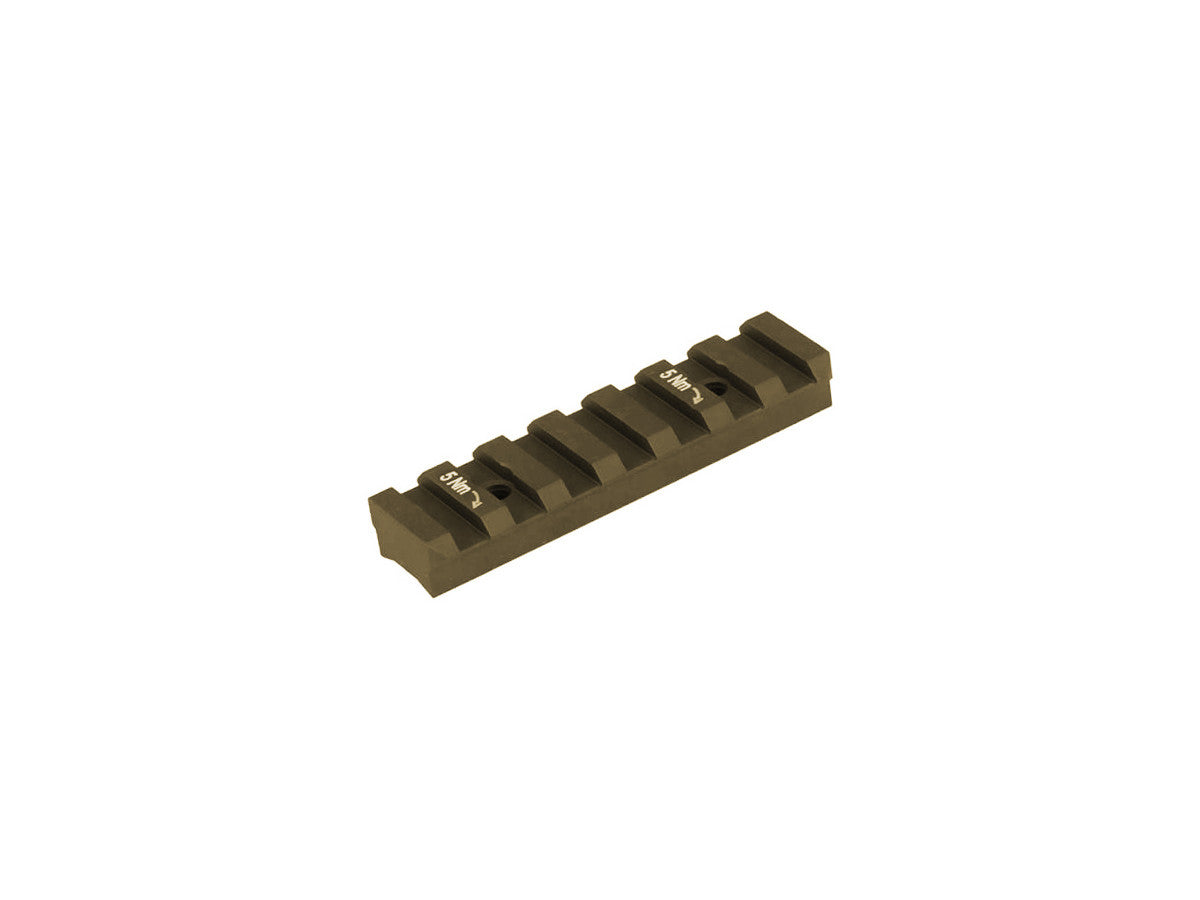 HKey lišta Picatinny pre MR223/MR308, 74 mm, GREEN-BROWN