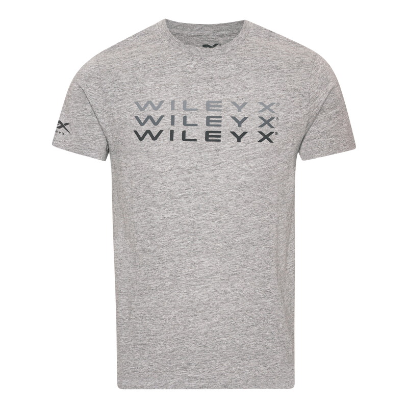 Wiley X WX Core T-shirt - Grey Melange w/ Wiley X Fade - S